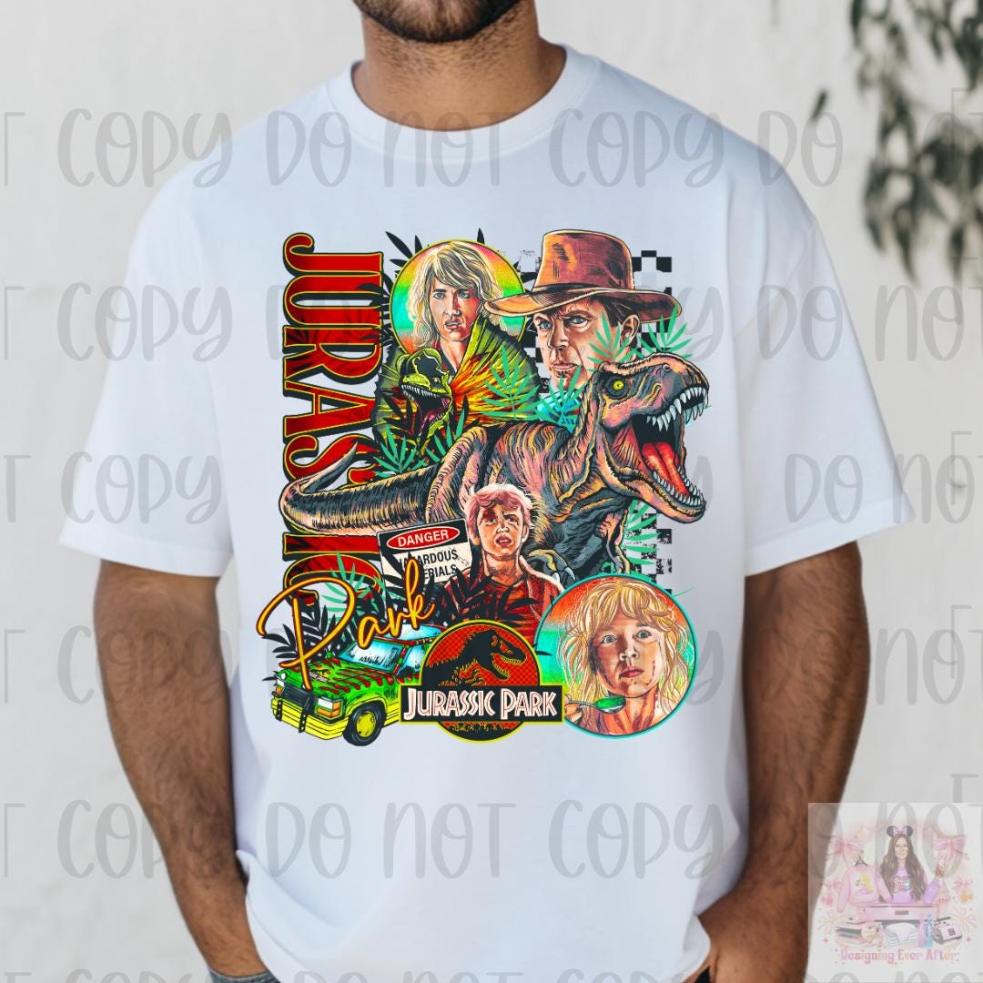 1993 Dinosaur Park Movie Shirt