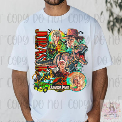 1993 Dinosaur Park Movie Shirt