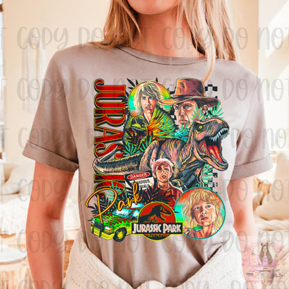 1993 Dinosaur Park Movie Shirt