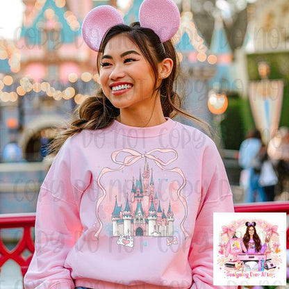 Coquette Castle Bow and Fireworks Shirt