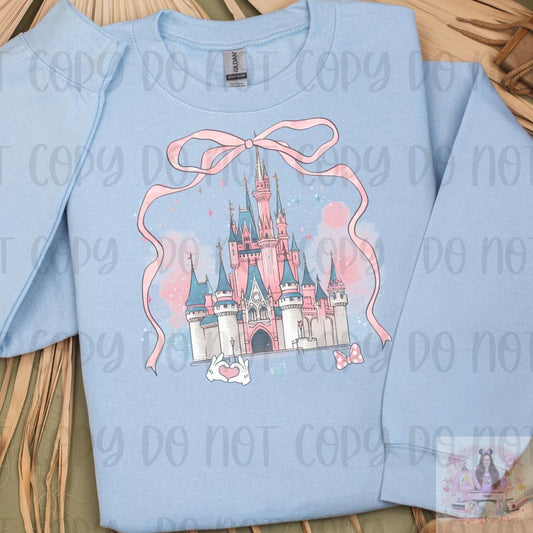Coquette Castle Bow and Fireworks Shirt