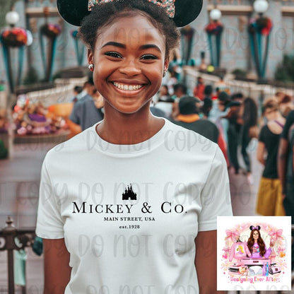Main Street Est. 1928 Magical Theme Park Shirt