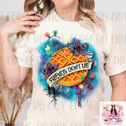 Retro 80s Friends Don't Lie Shirt