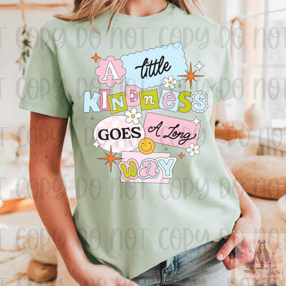 A Little Kindness Goes a Long Way Cute Pastel Shirt