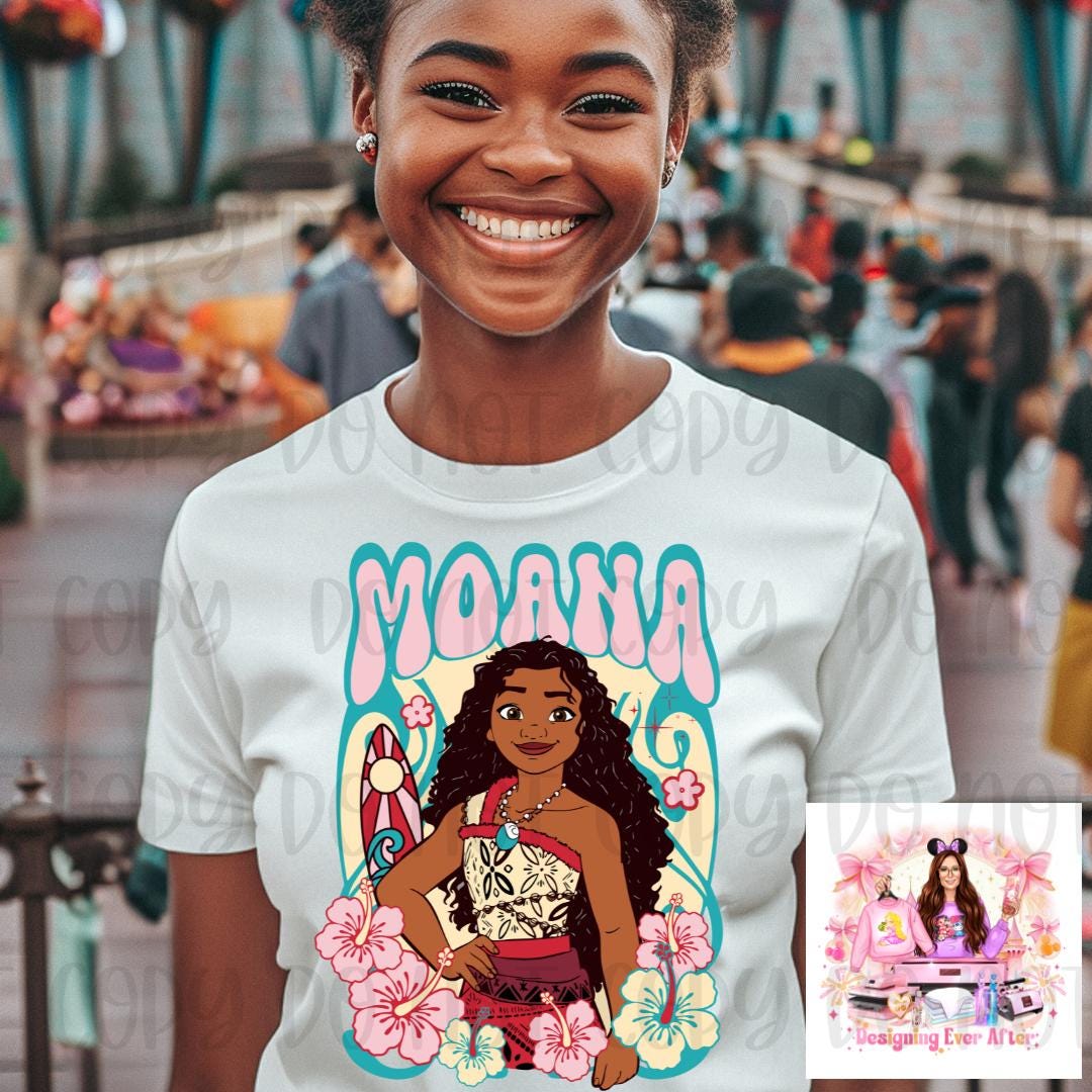Retro Princess Surfer Hibiscus Shirt