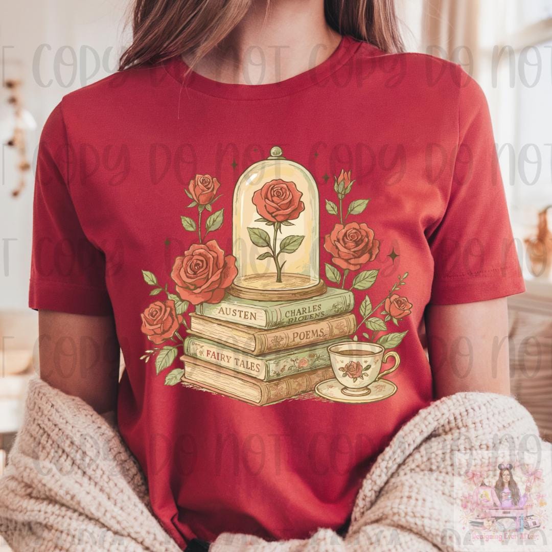 Vintage Tale As Old As Time Book Shirt