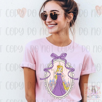Magical Princesses Coquette Bow Frame Shirt