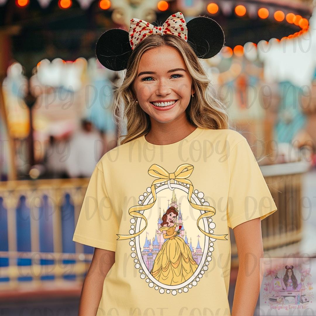 Magical Princesses Coquette Bow Frame Shirt