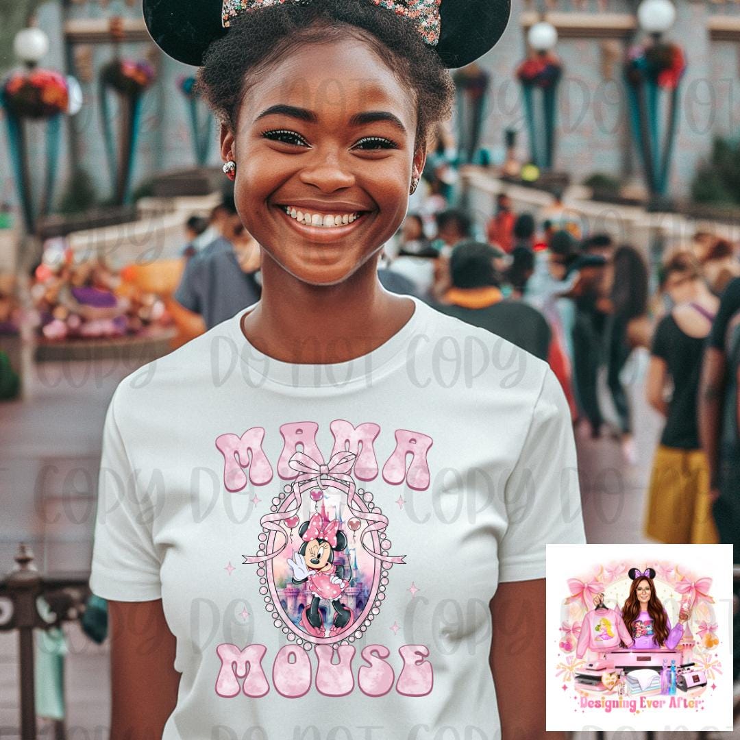 Magical Mouse Mama Coquette Bow Shirt