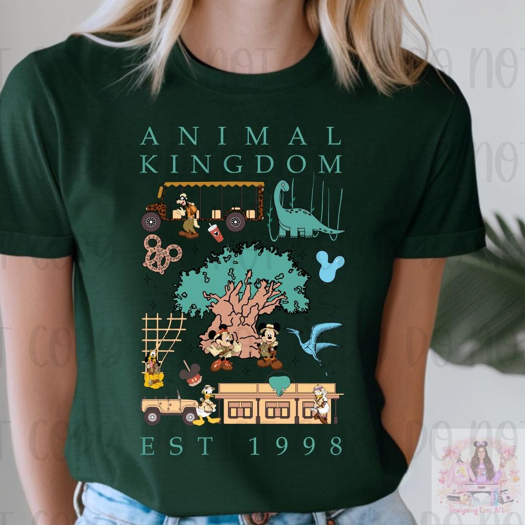Theme Park Safari Est 1998 Mouse and Friends Shirt