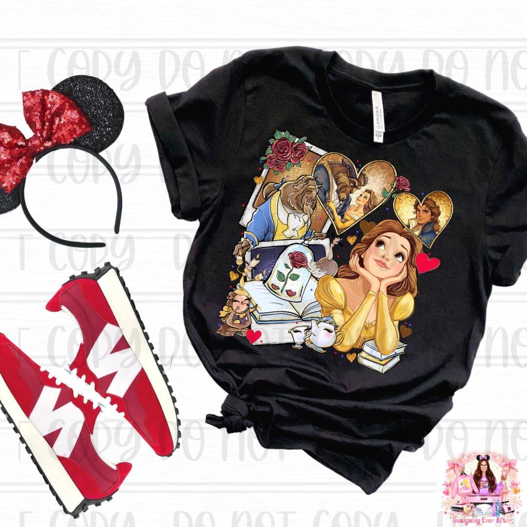 Beauty Beast Tale As Old As Time Princess Shirt