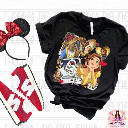 Beauty Beast Tale As Old As Time Princess Shirt