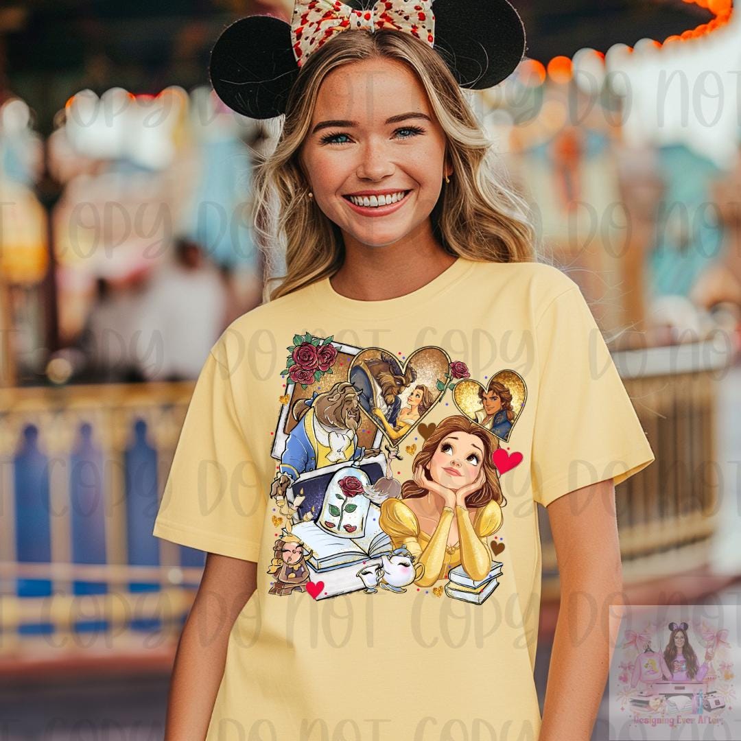 Beauty Beast Tale As Old As Time Princess Shirt