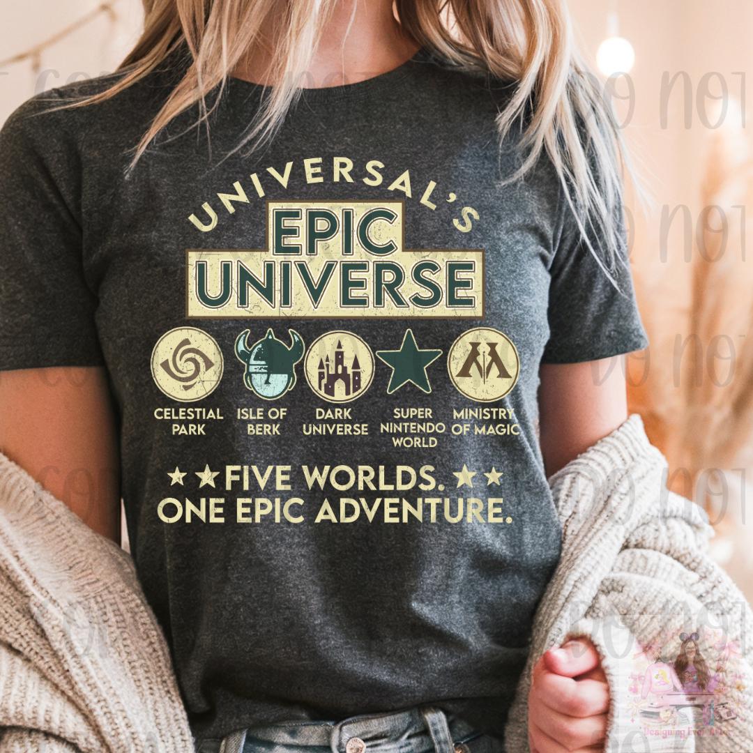 Florida Parks Epic Orlando Theme Park Shirt