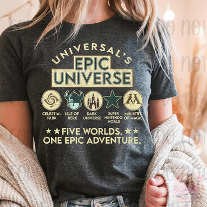 Florida Parks Epic Orlando Theme Park Shirt