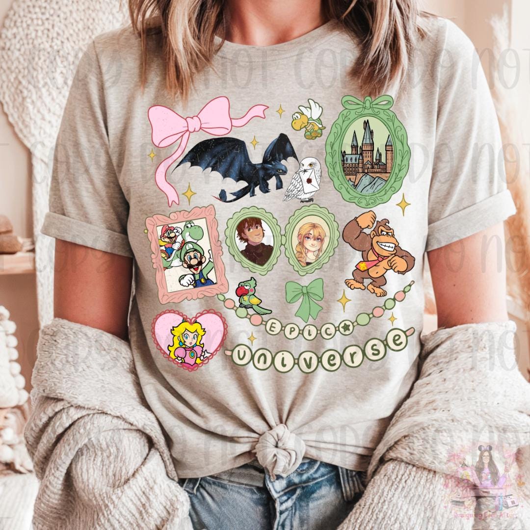 Orlando Florida Theme Park Mashup Shirt