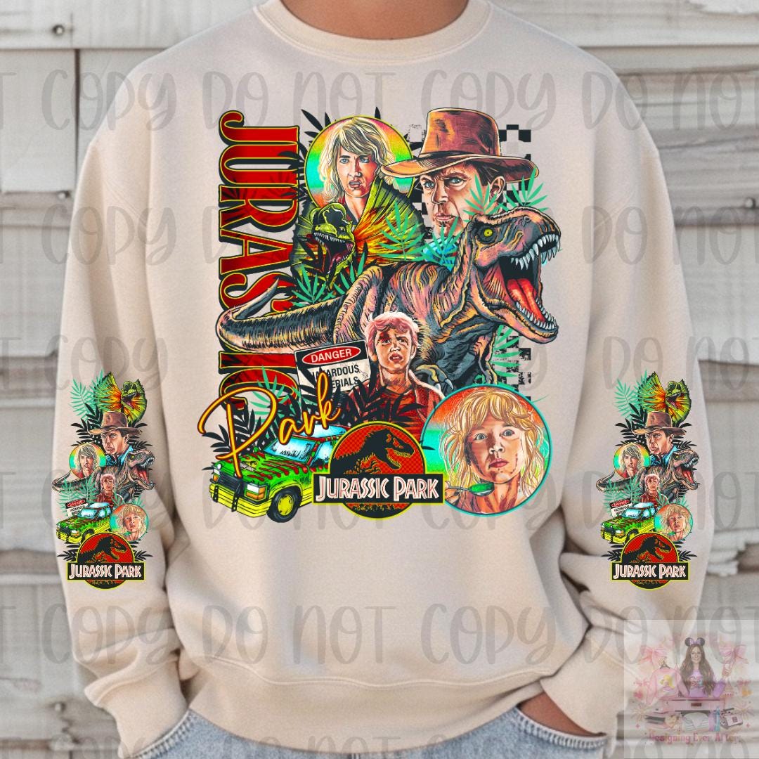 1993 Dinosaur Park Movie Shirt