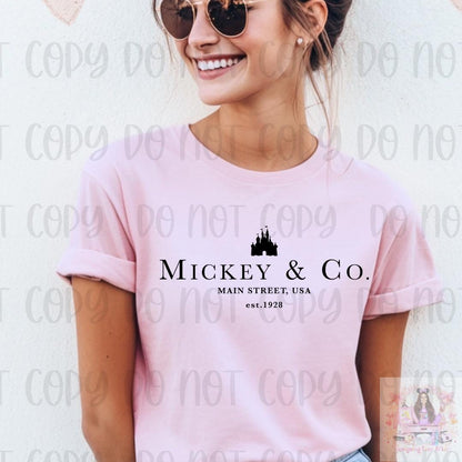 Main Street Est. 1928 Magical Theme Park Shirt