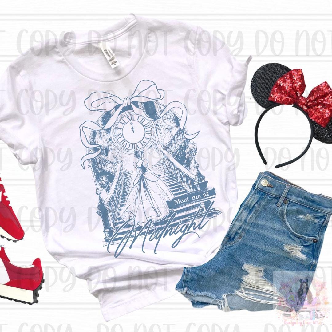 Fairytale Meet Me at Midnight Princess Castle Shirt
