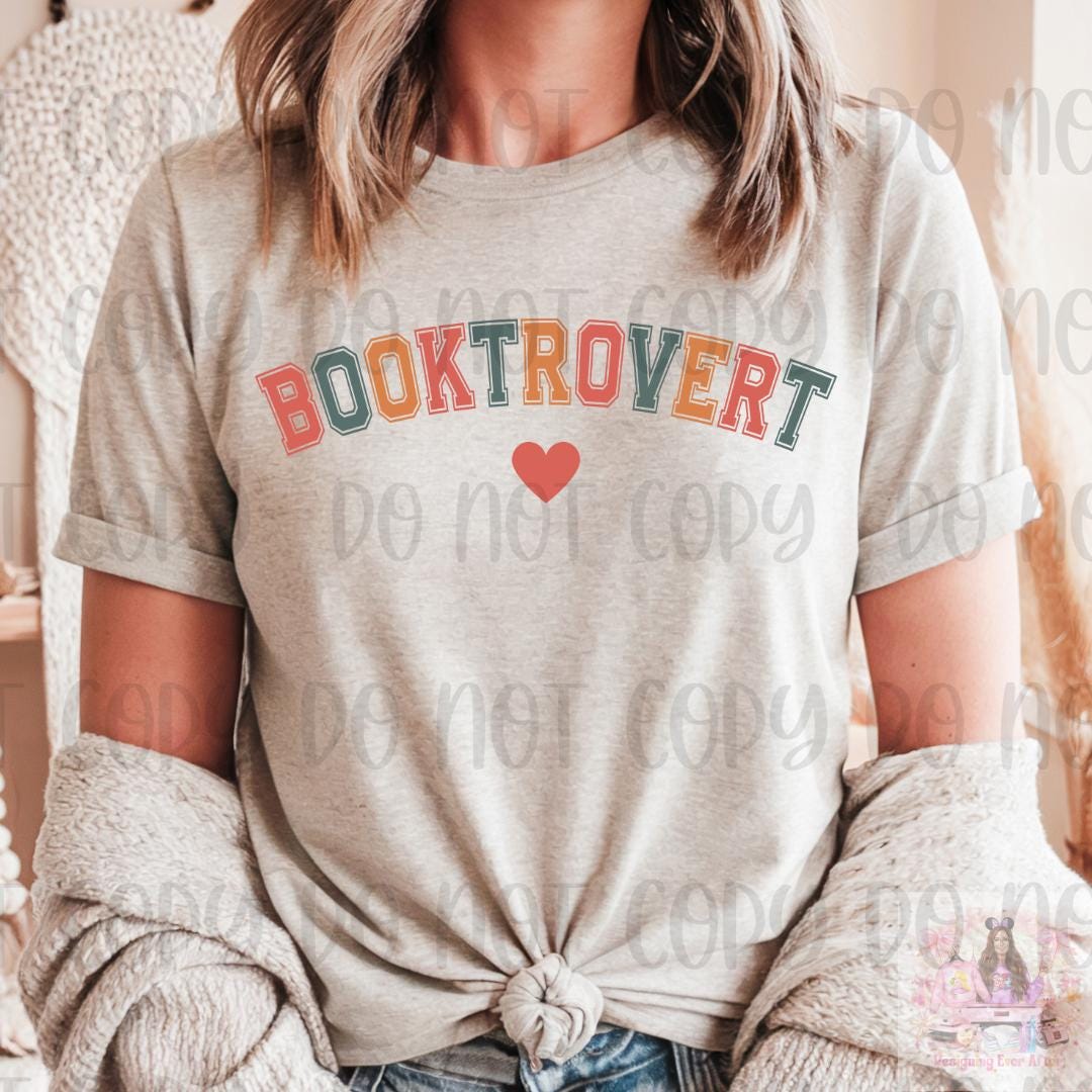 Booktrovert Book Lover Bookish Shirt