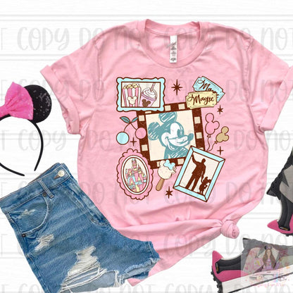 Pastel Coquette Frame Walt & Magical Mouse Shirt