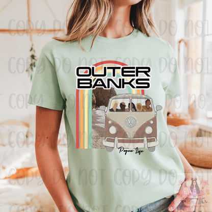 Retro Outer Banks Pogue Life Beach Life Shirt