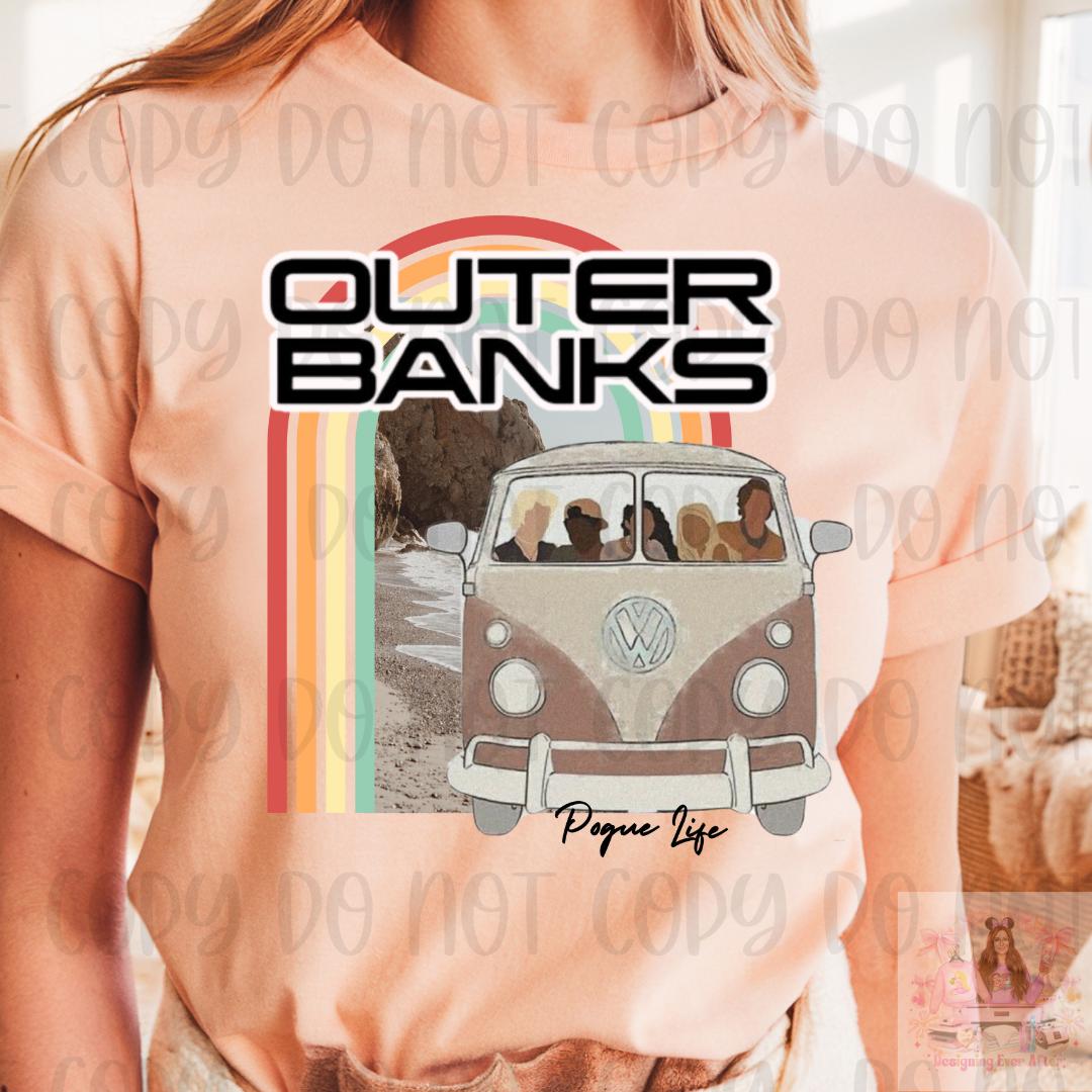 Retro Outer Banks Pogue Life Beach Life Shirt