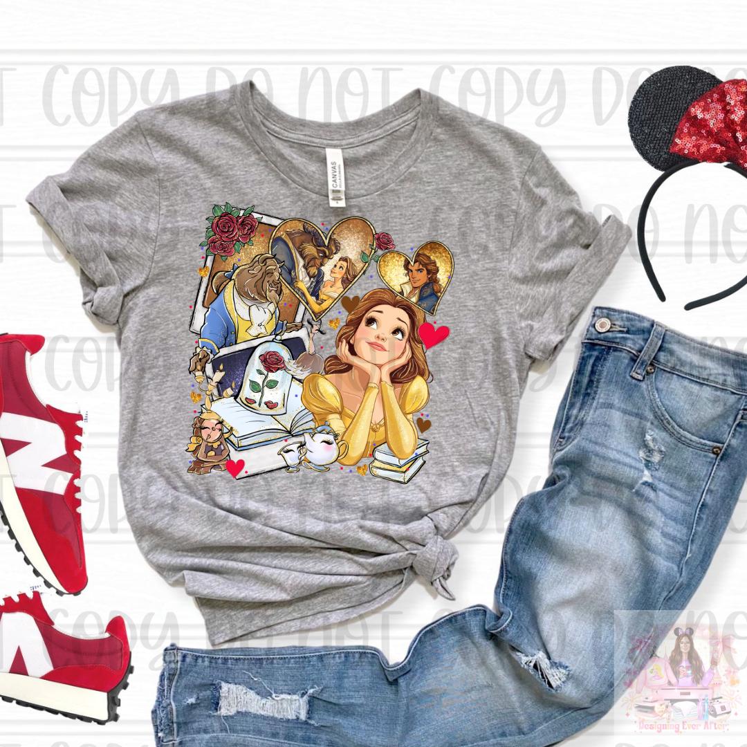 Beauty Beast Tale As Old As Time Princess Shirt