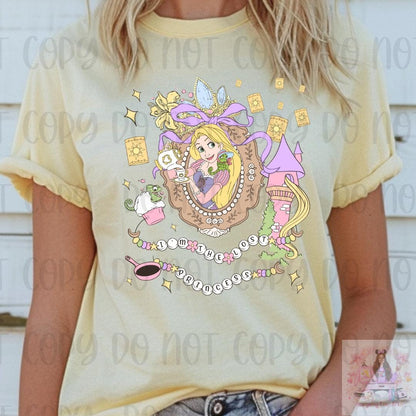 Coquette Bow Frame I'm the Lost Princess Shirt