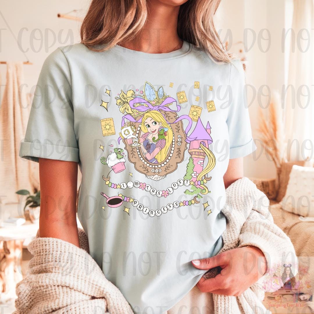 Coquette Bow Frame I'm the Lost Princess Shirt