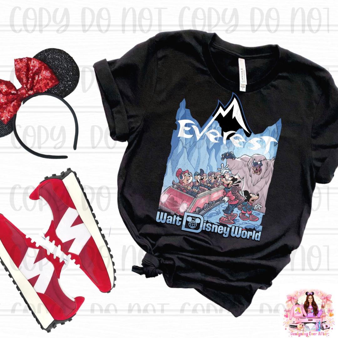 Vintage Everest Ride Forbidden Mountain Yeti Shirt