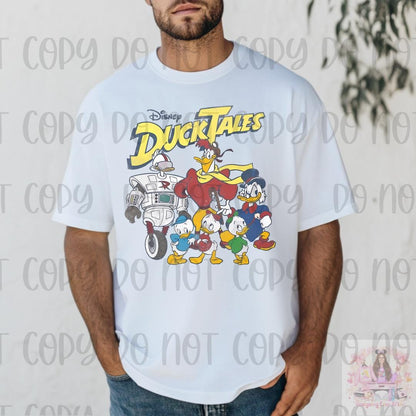 Adorable and Adventurous Ducks 80s Cartoon TV Show Shirt