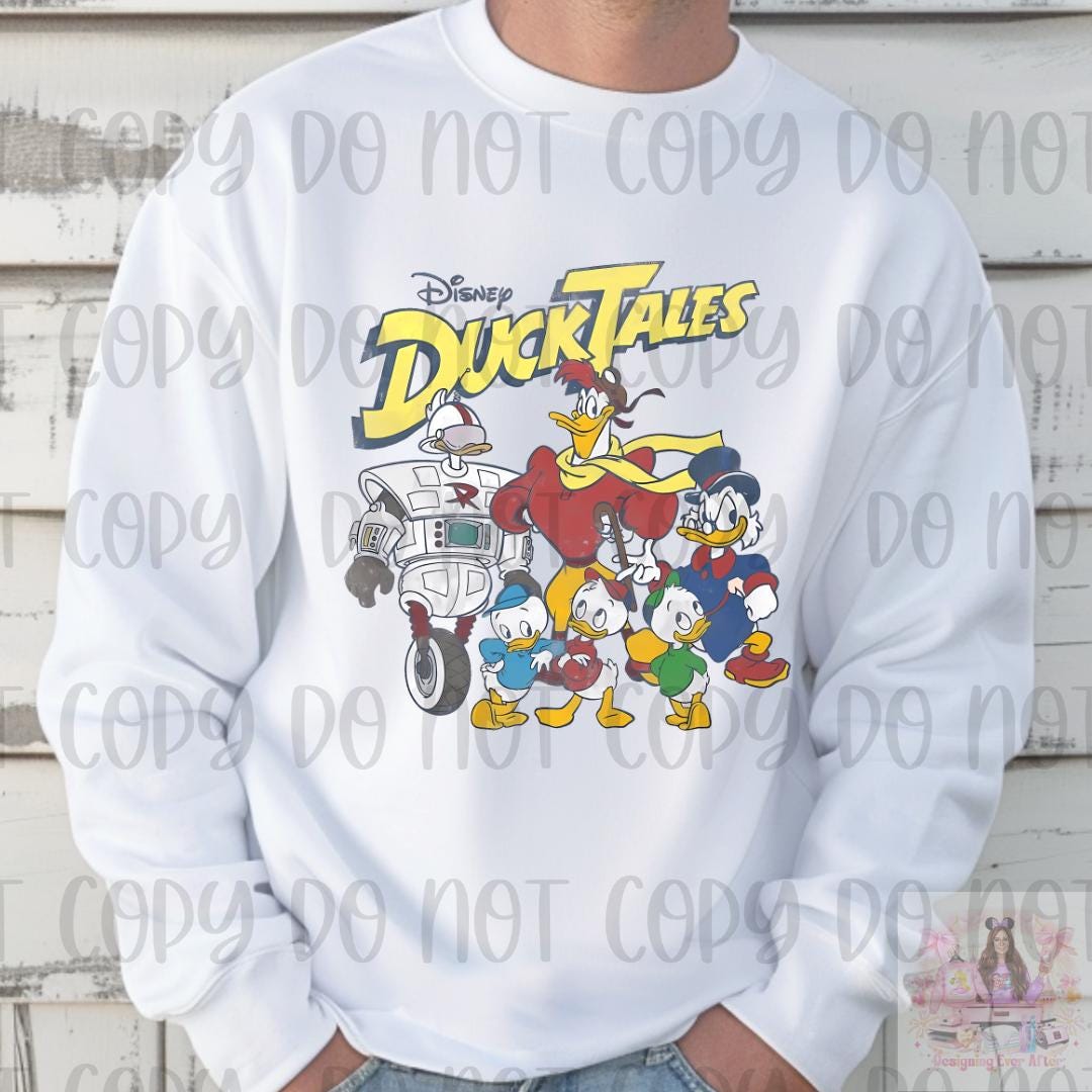 Adorable and Adventurous Ducks 80s Cartoon TV Show Shirt
