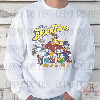 Adorable and Adventurous Ducks 80s Cartoon TV Show Shirt