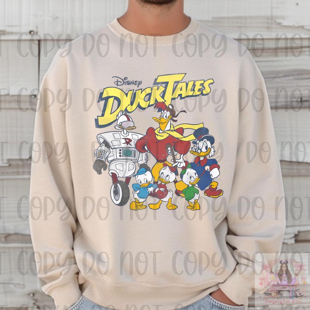 Adorable and Adventurous Ducks 80s Cartoon TV Show Shirt