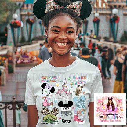 Most Magical Place on Earth Mashup Shirt