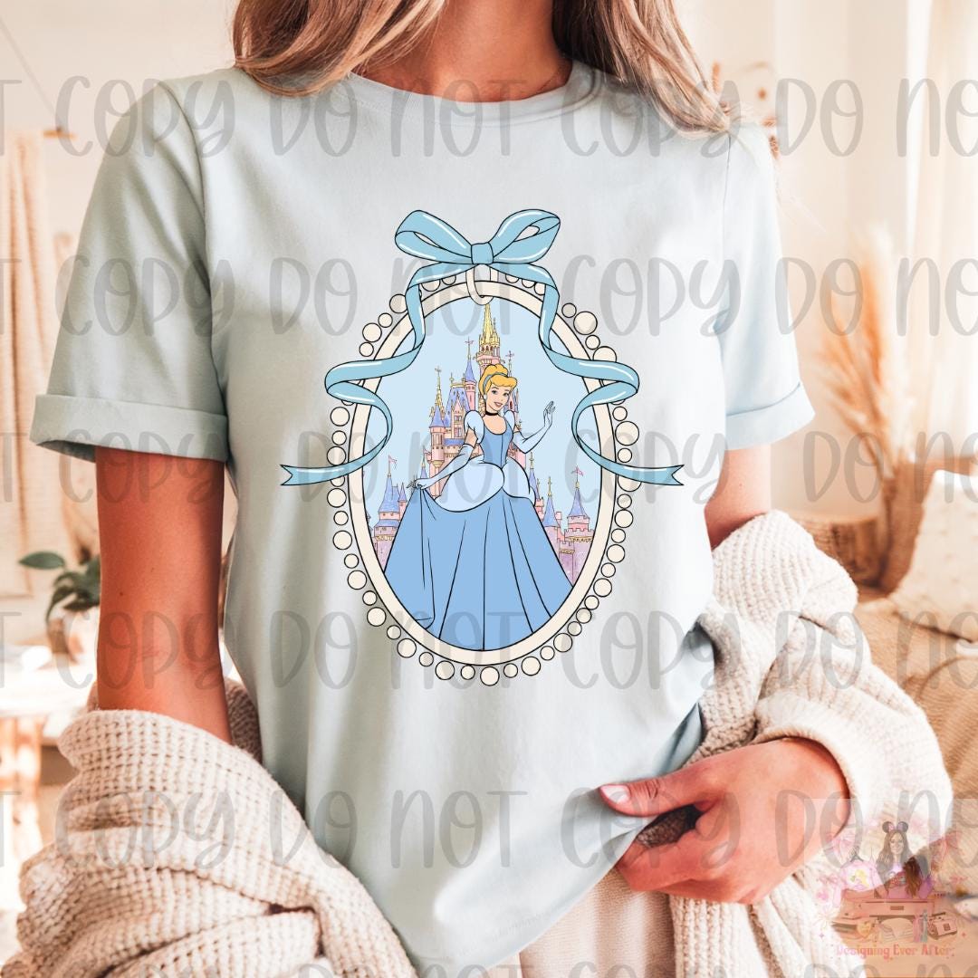 Magical Princesses Coquette Bow Frame Shirt