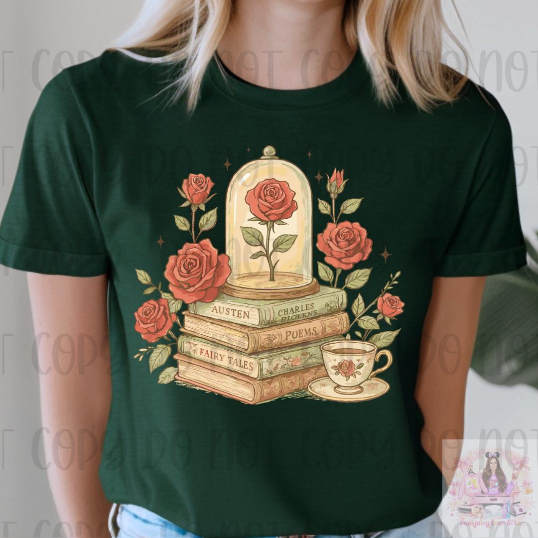 Vintage Tale As Old As Time Book Shirt