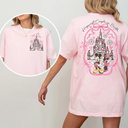 Happiest Couple On Earth Magical Mouse Castle Shirt