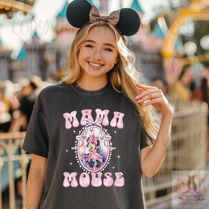 Magical Mouse Mama Coquette Bow Shirt