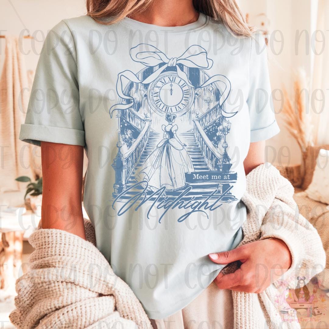 Fairytale Meet Me at Midnight Princess Castle Shirt