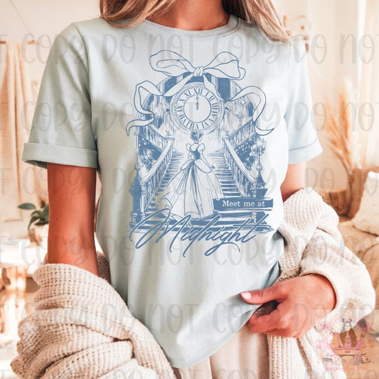 Fairytale Meet Me at Midnight Princess Castle Shirt