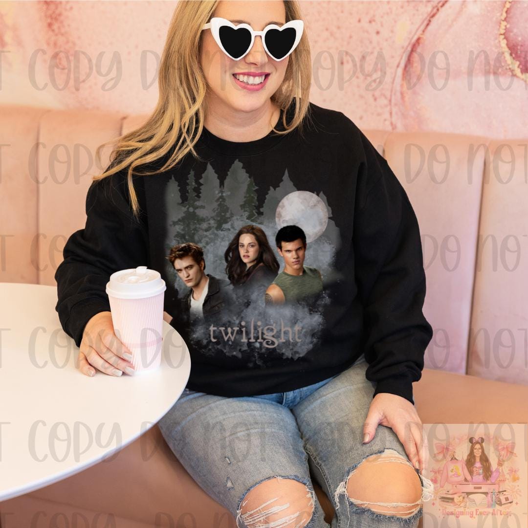 Vampire Saga Edward Jacob and Bella Shirt