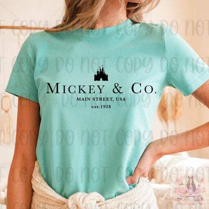 Main Street Est. 1928 Magical Theme Park Shirt