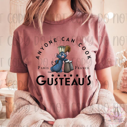 Cute Rat Anyone Can Cook Gusteau's Little Chef Shirt
