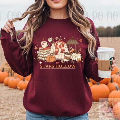 G Girls Stars Hollow Connecticut Fall Cozy Shirt