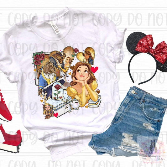 Beauty Beast Tale As Old As Time Princess Shirt