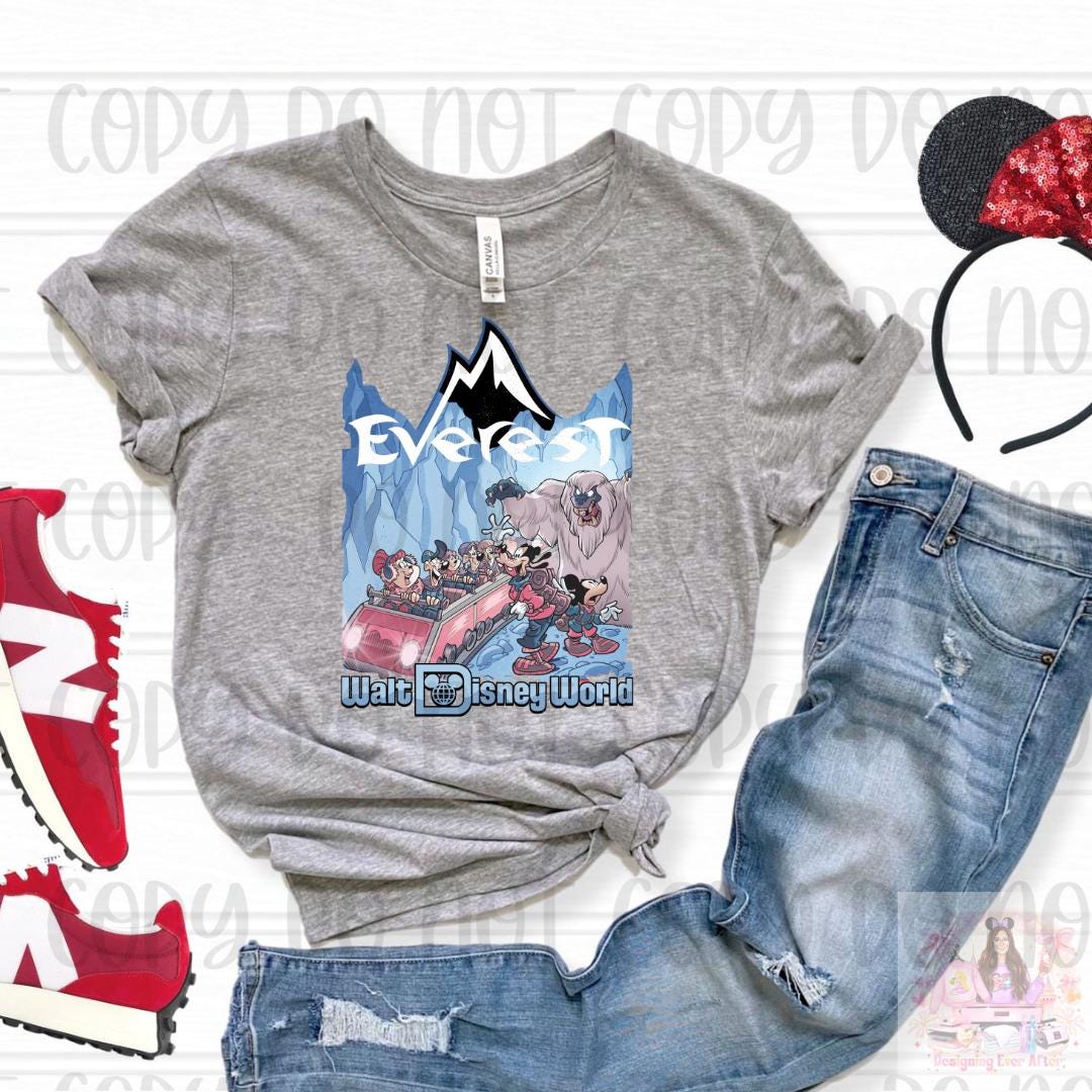 Vintage Everest Ride Forbidden Mountain Yeti Shirt