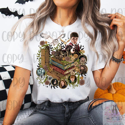 HP Wizard World Magical Book Shirt