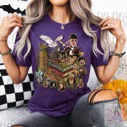 HP Wizard World Magical Book Shirt